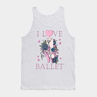 I Love Ballet Tank Top